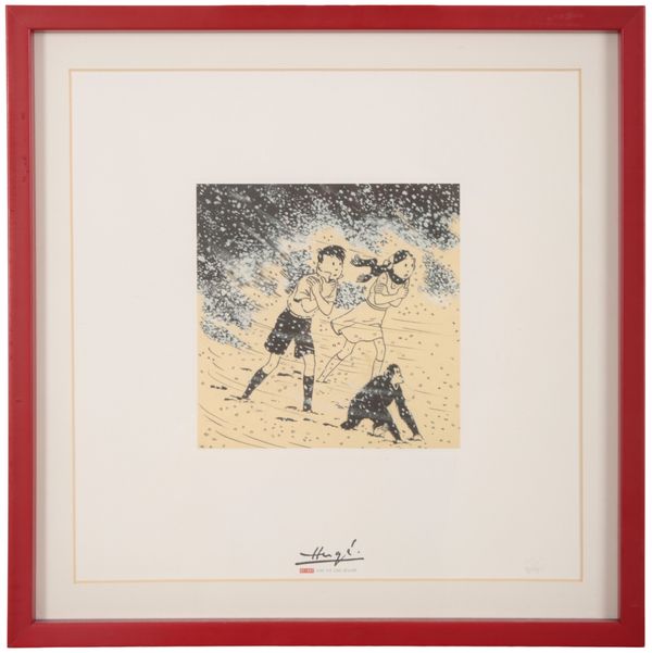 HERGE (1907-1983), PERDUS DANS LA NEIGE (LOST IN THE SNOW)