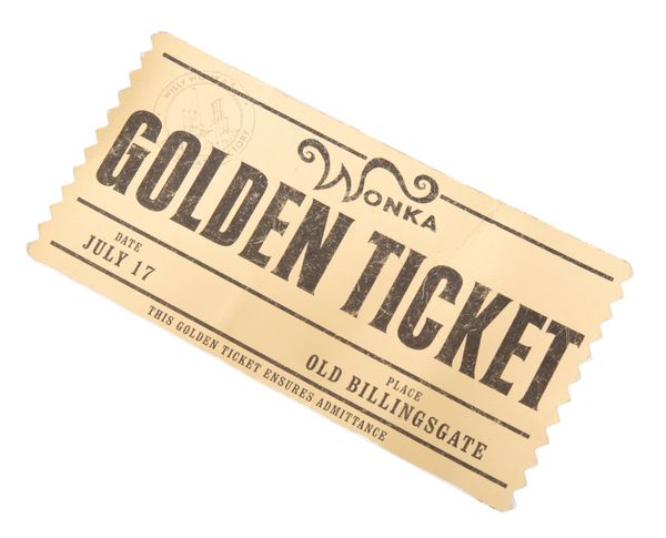 CHARLIE AND THE CHOCOLATE FACTORY: A GOLDEN TICKET