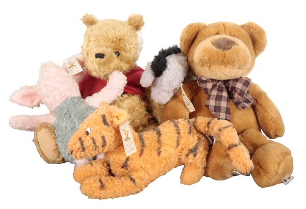 WINNIE THE POOH: FOUR GUND FABRIC TOYS