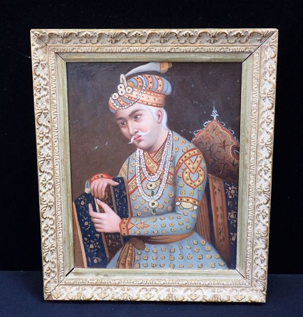 AN INDIAN PORTRAIT OF THE MUGHAL EMPEROR AKBAR