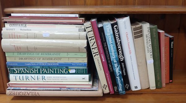 A COLLECTION OF BOOKS ON ART