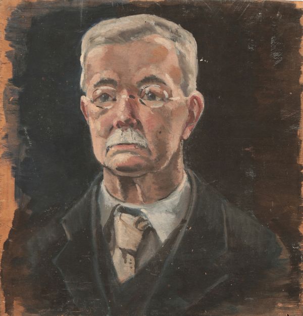 *KATHLEEN MURIEL SCALE (MURIEL HARDING-NEWMAN) (1913-2006) A head and shoulders portrait of a gentleman