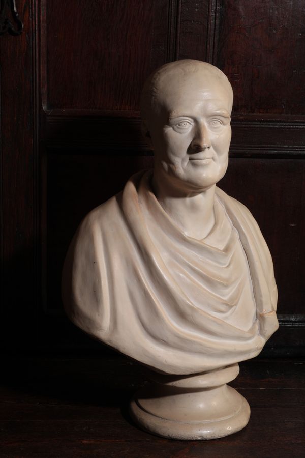 A PLASTER BUST