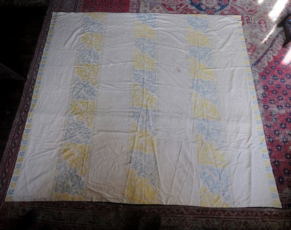 A RAISED WORK BEDSPREAD