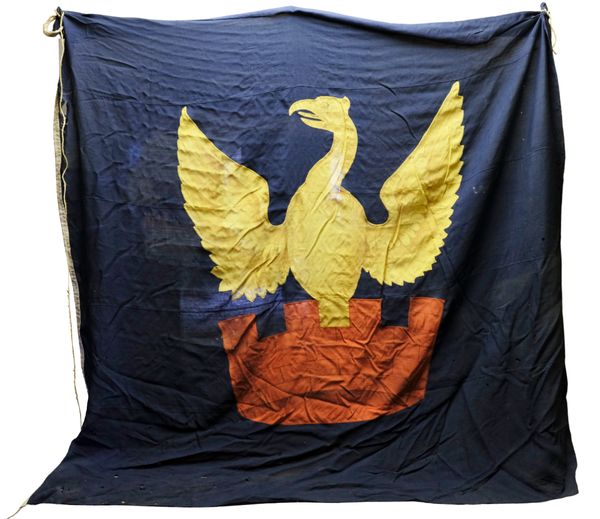 A LARGE FLAG OR ENSIGN BEARING THE MEDLYCOTT FAMILY CREST