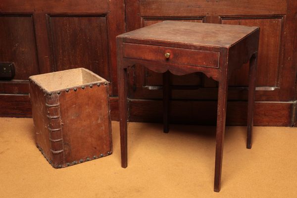 A GEORGE III OAK OCCASIONAL TABLE