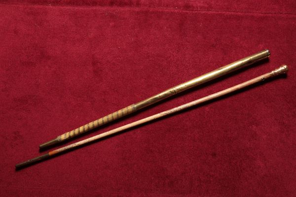 A GEORGE II MALACCA CANE