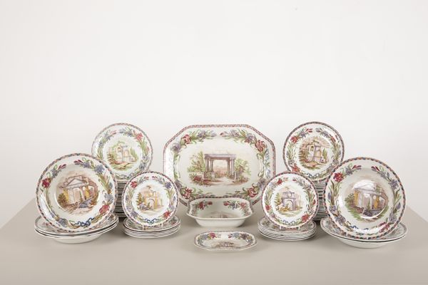 A COPELAND SPODE PART DINNER SERVICE