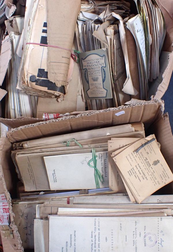 A QUANTITY OF OLD LEGAL DOCUMENTS