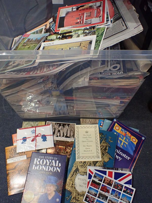 A LARGE COLLECTION OF ROYAL EPHEMERA