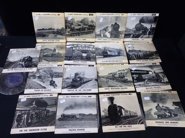 A COLLECTION OF AGO STEAM TRAIN RECORDINGS