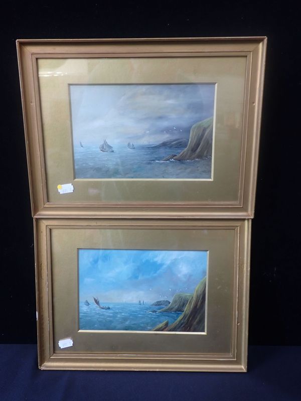 A PAIR OF EARLY 20TH CENTURY  MARITIME SCENES