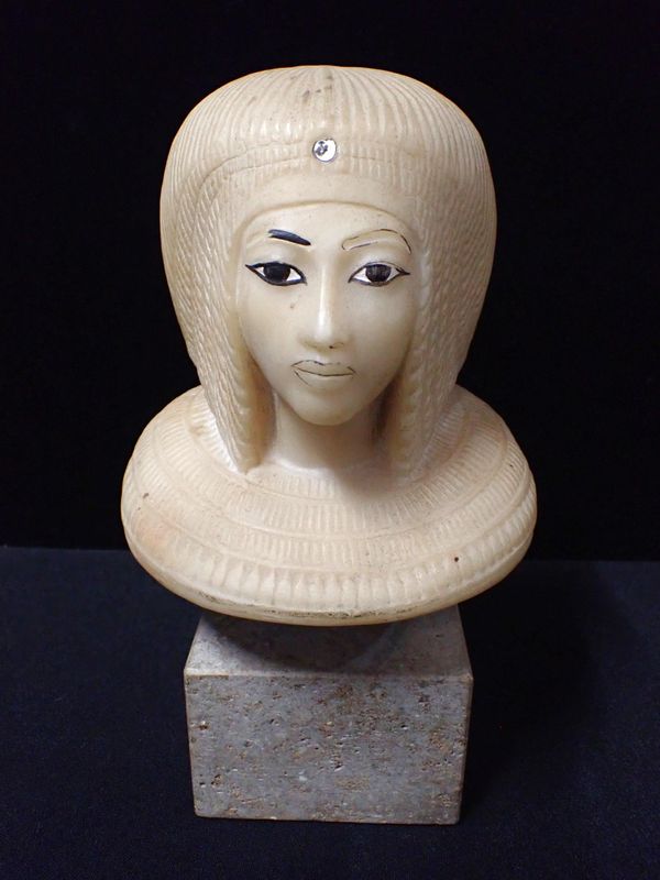 AN ANCIENT EGYPTIAN STYLE HEAD
