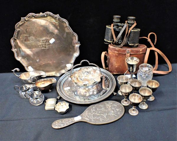 A COLLECTION OF SILVER PLATED WARE