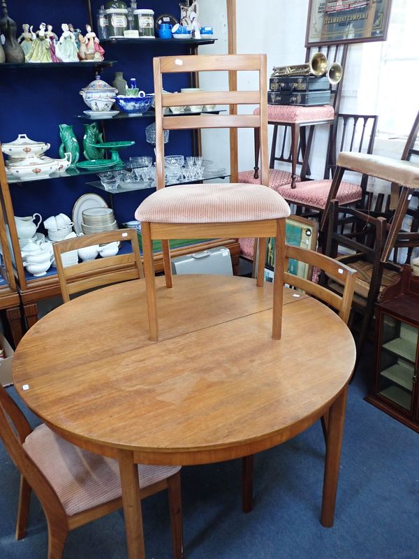 RETRO MID-CENTURY 'NATHAN' TEAK DINING SET