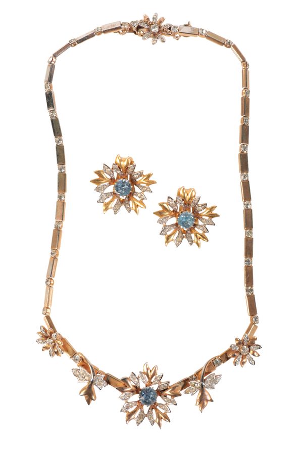 MITCHELL MAER FOR CHRISTIAN DIOR: A FLORAL JEWELLERY SUITE