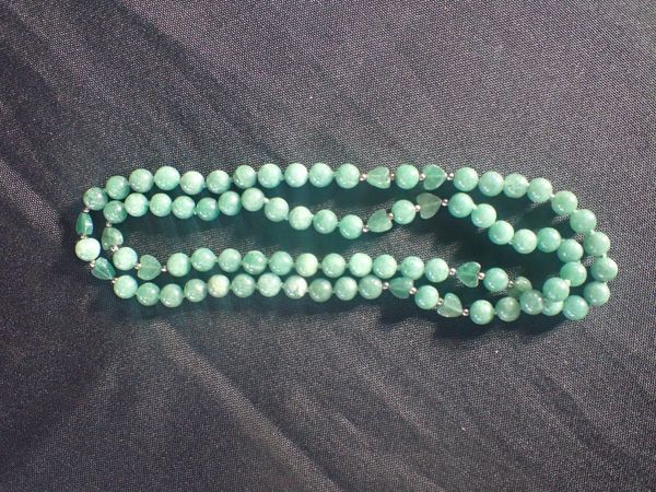 AVENTURINE QUARTZ BEAD NECKLACE