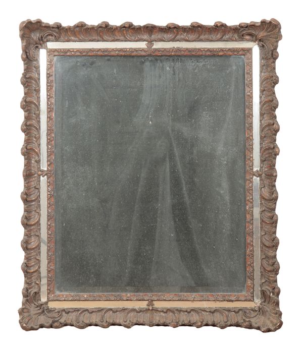 A GILT GESSO MIRROR