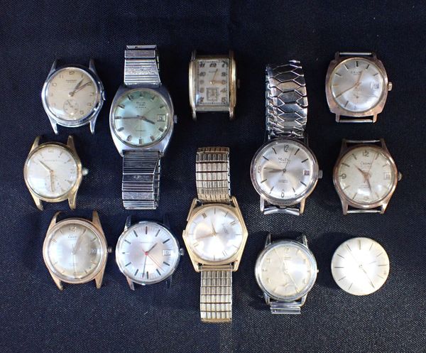 A QUANTITY OF VARIOUS GENTLEMAN'S WRISTWATCHES