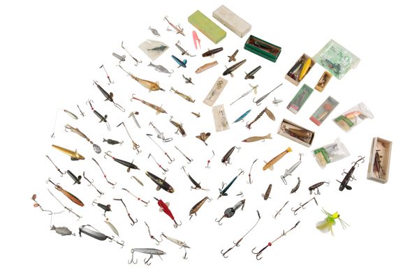 A COLLECTION OF FISHING LURES