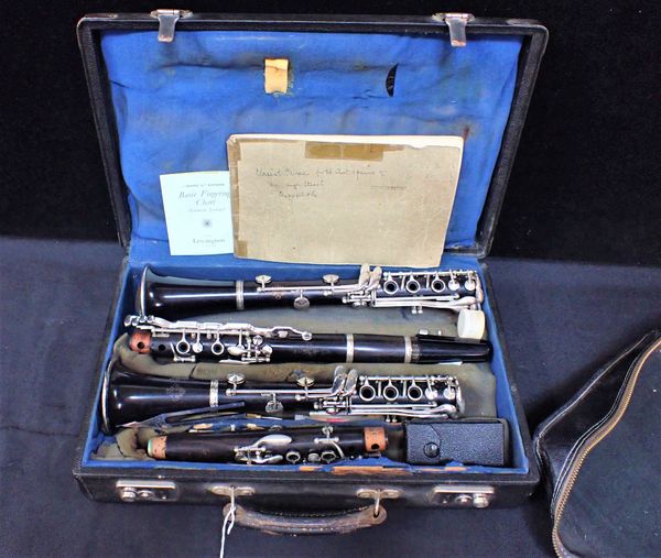 TWO CLARINETS BY LEBLANC, PARIS