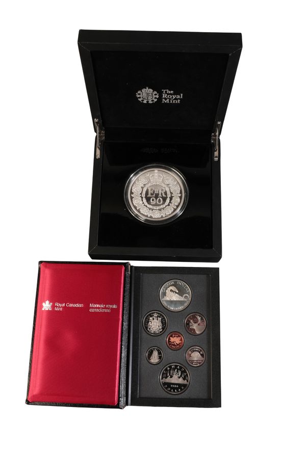 ROYAL MINT 2016 "90TH BIIRTHDAY OF QUEEN ELIZABETH II" SILVER PROOF 5OZ COIN