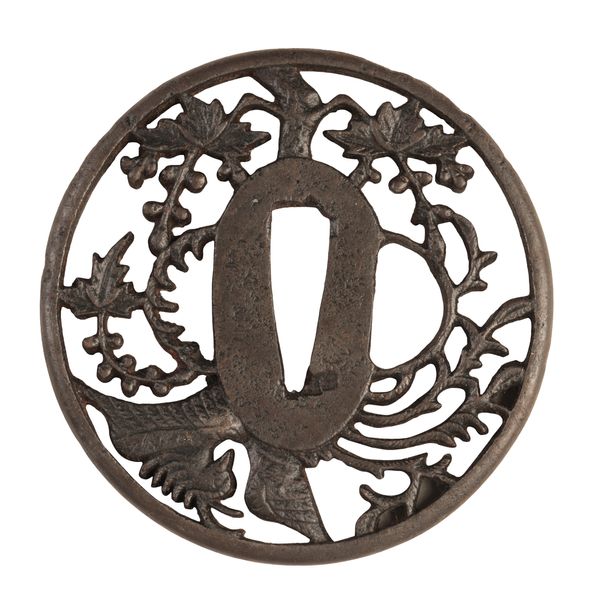 A JAPANESE IRON TSUBA