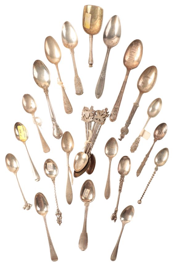 AN EARLY 20TH CENTURY AMERICAN SILVER COMMEMORATIVE SPOON - ‘MIDWAY ISLAND’