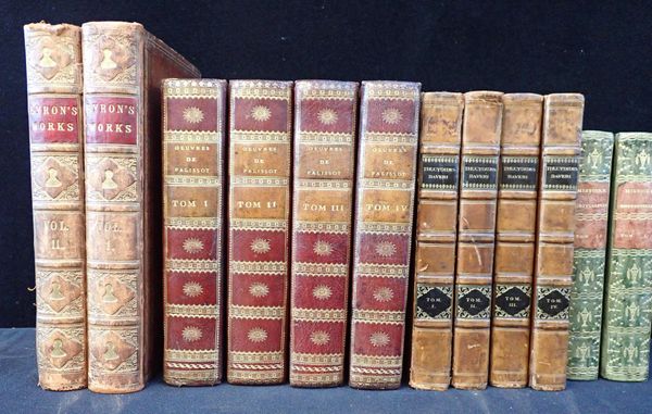 A COLLECTION OF LEATHER-BOUND BOOKS