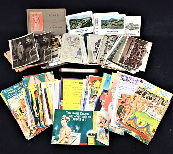 A SMALL QUANTITY OF BAMFORTH AND OTHER ‘SAUCY’ POSTCARDS