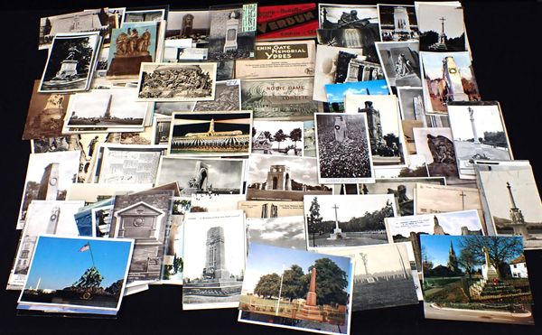 A COLLECTION OF WAR MEMORIAL POSTCARDS