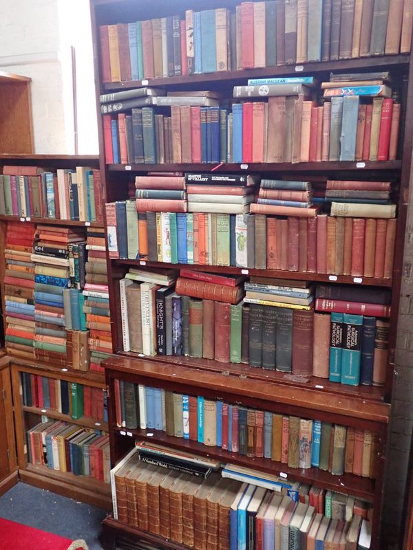 A LARGE QUANTITY OF BOOKS