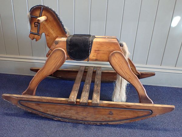 A SCRATCH BUILT ROCKING HORSE