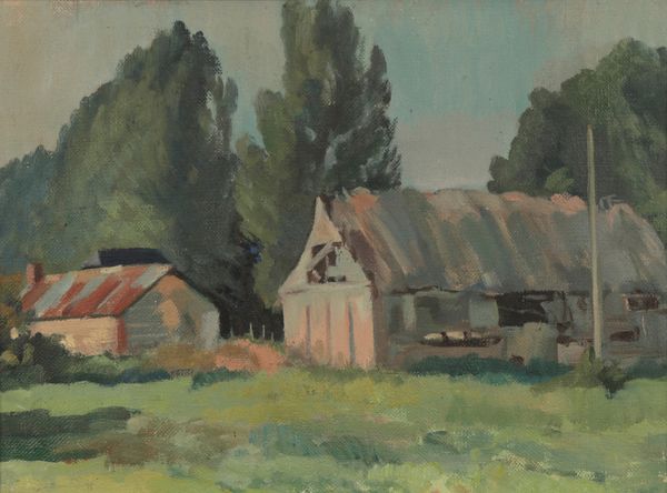 *CECIL WALLER (1908-1992) 'Stickley's Barn, Minchington, Dorset, 1968'