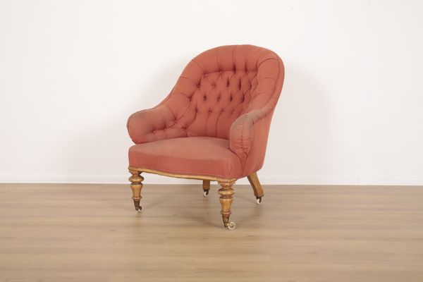 A VICTORIAN ARMCHAIR