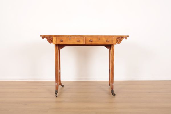 A VICTORIAN WALNUT LADY’S WRITING DESK