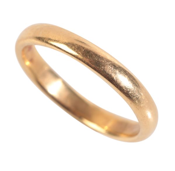 AN 18CT GOLD WEDDING BAND