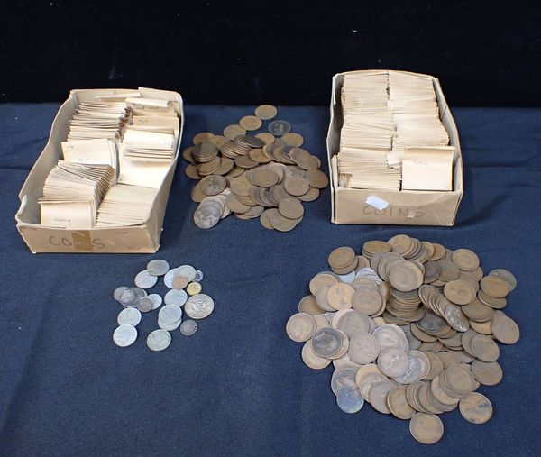 A QUANTITY OF VARIOUS BRITISH COINS