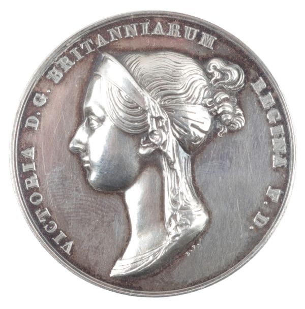 A QUEEN VICTORIA SILVER CORONATION MEDAL