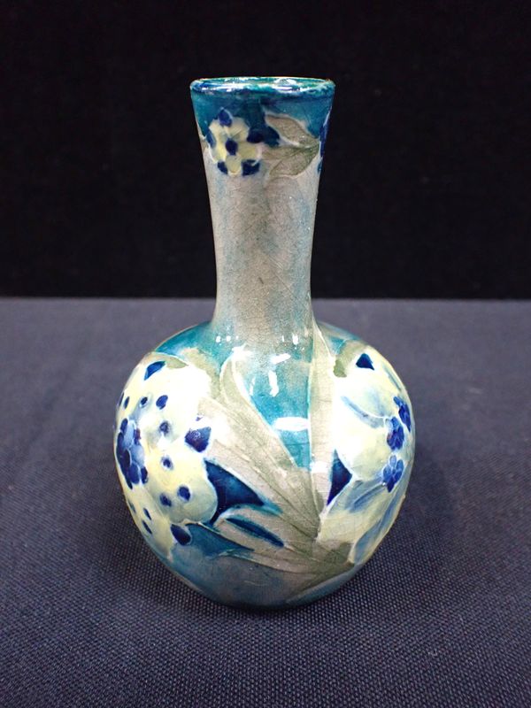 MOORCROFT MINIATURE VASE LATE FLORIAN PATTERN