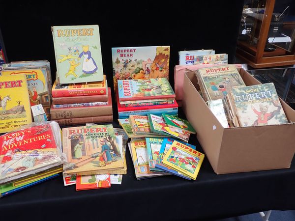 A COLLECTION OF RUPERT BEAR BOOKS