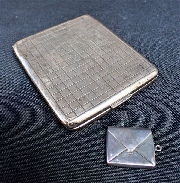 A CONTINENTAL 830 STANDARD SILVER CIGARETTE CASE