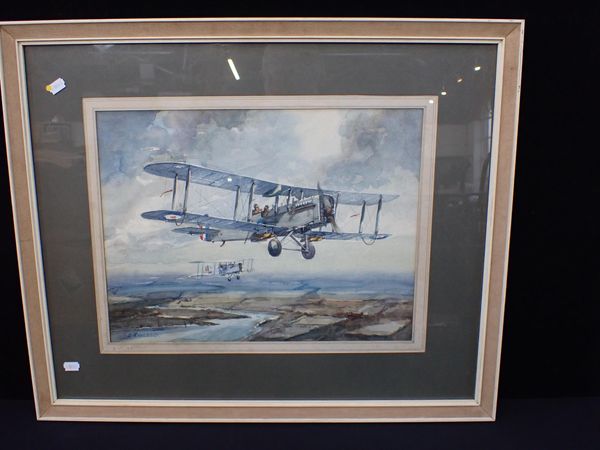 S.T. GLEED: A DE HAVILLAND D.H.9A BOMBER BIPLANE