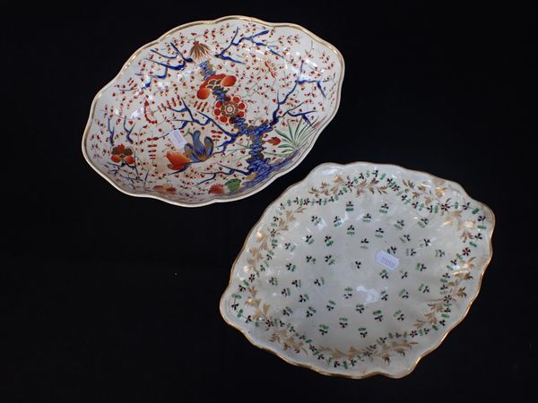 TWO EARLY 19th CENTURY DERBY DISHES