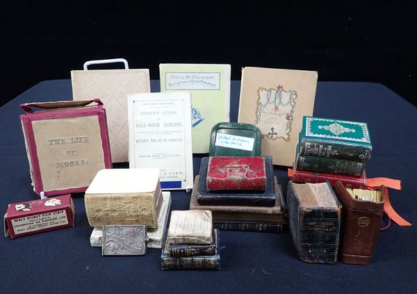 A COLLECTION OF MINIATURE BOOKS