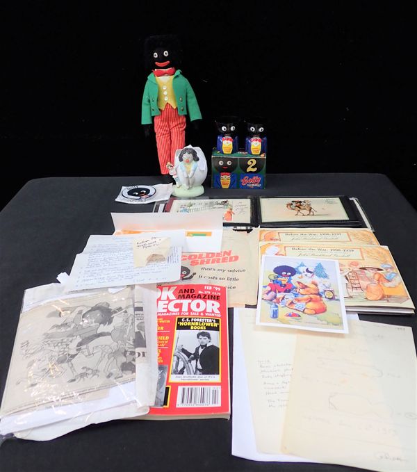 VARIOUS 'GOLLY' COLLECTIBLES, INCLUDING FLORENCE UPTON POSTCARDS