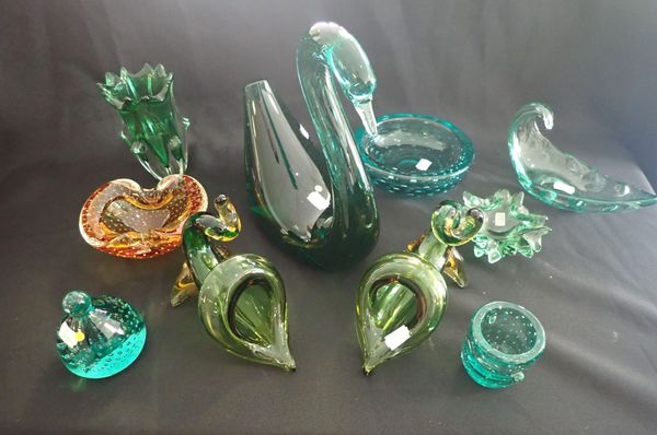 A COLLECTION OF ART GLASS