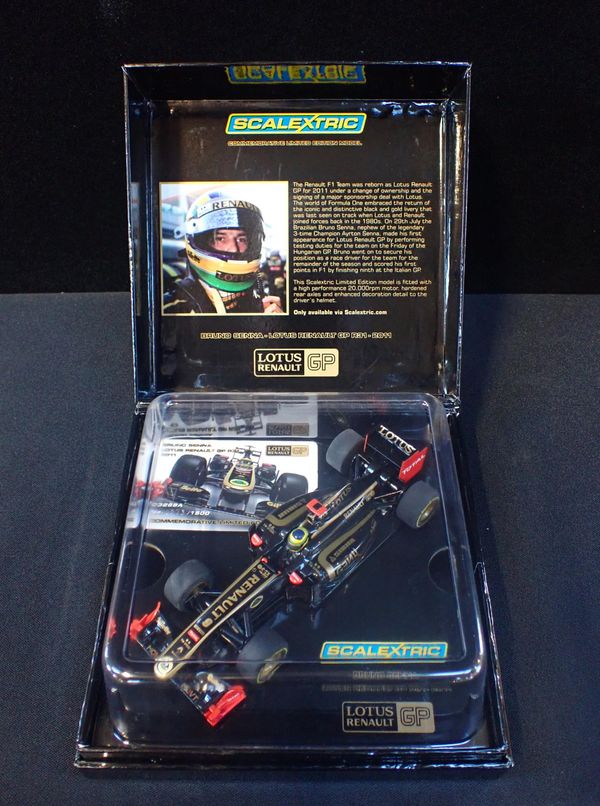 SCALEXTRIX BRUNO SENNA LOTUS RENAULT GP CAR