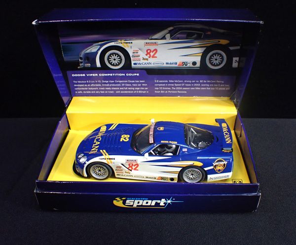 A SCALEXTRIC SPORT CAR - DODGE VIPER COMPETITION COUPE