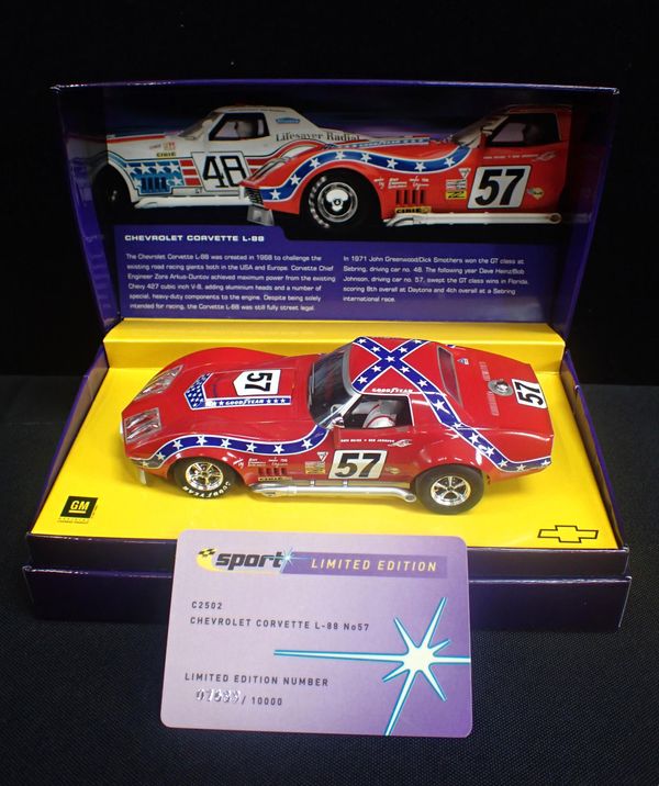 A SCALEXTRIC SPORT CAR - CHEVROLET CORVETTE L-88 No57